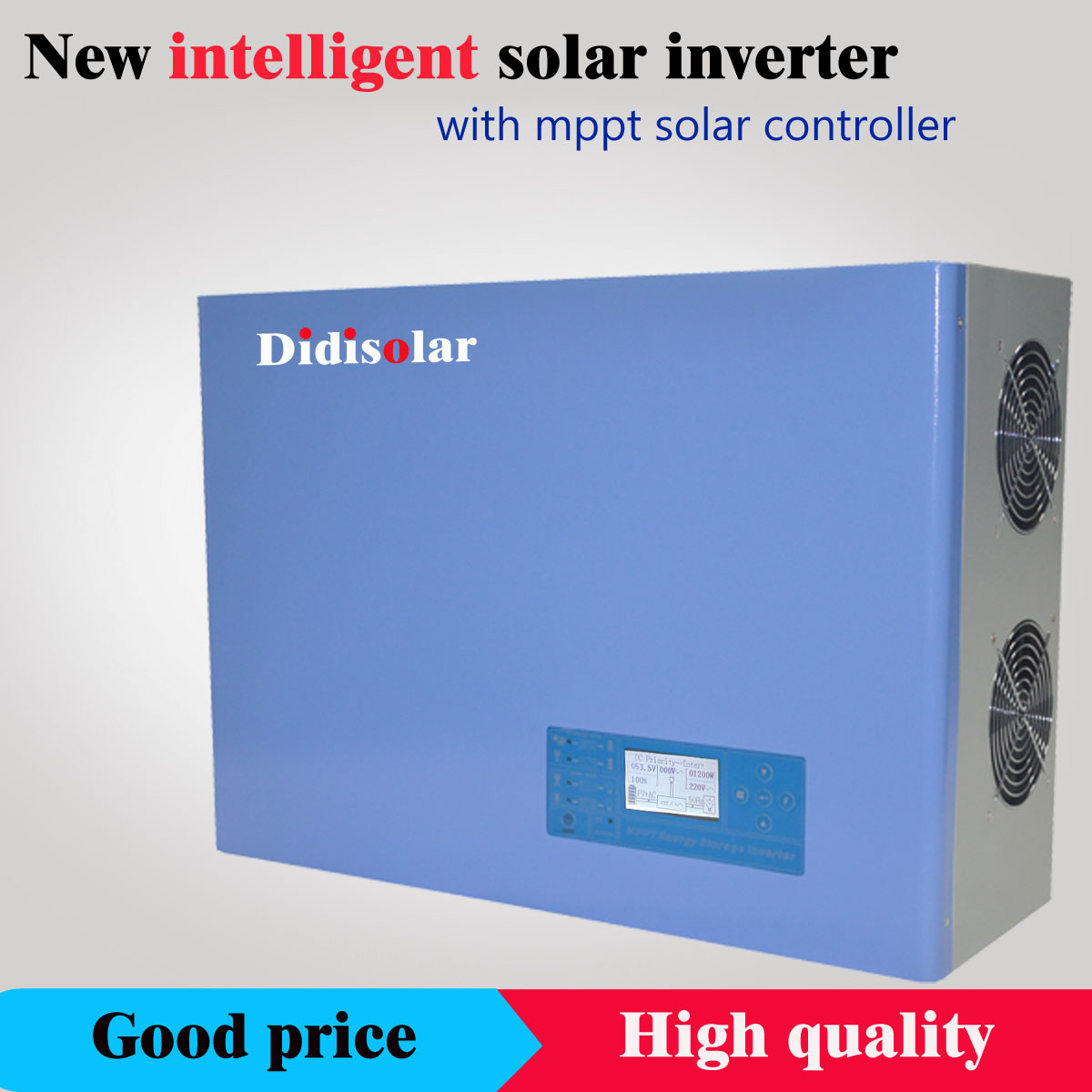 How to set the time, language, contrast, brightness and sound of Didisolar solar inverter