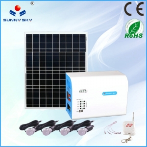 Solar Power System Ty-056c Green Energy Solar Kit 