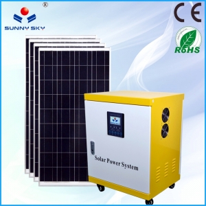 10kw Solar Energy Systems  Ty-087a Use Mppt Solar Controller And Solar Inverter 